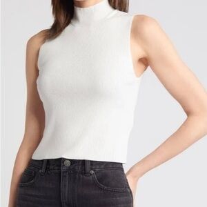 Madewell The Signature Mockneck Sweater Tank